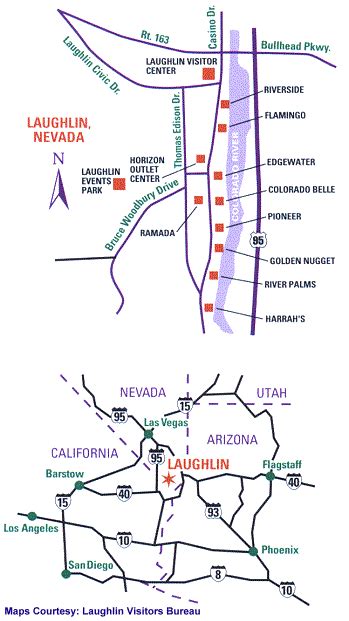 Laughlin Nv Map