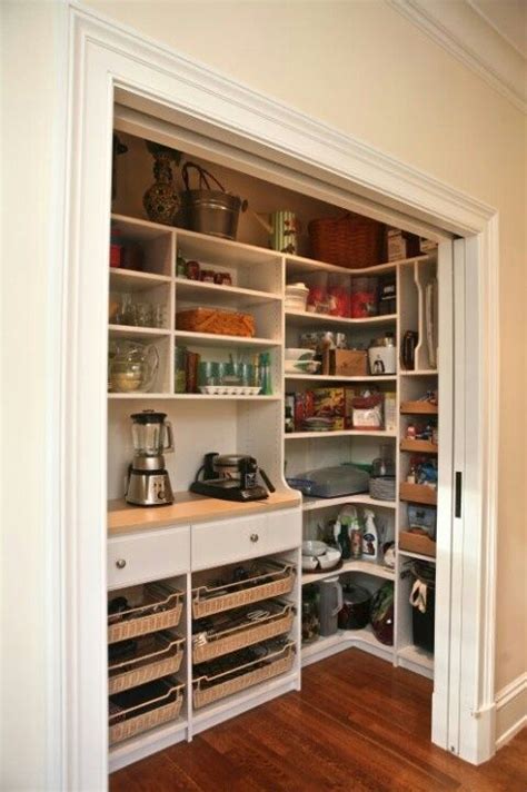 Narrow Walk-In pantry. | Pantry design, Kitchen pantry design, Home