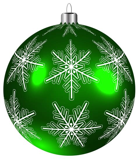 Green Christmas Ball Png