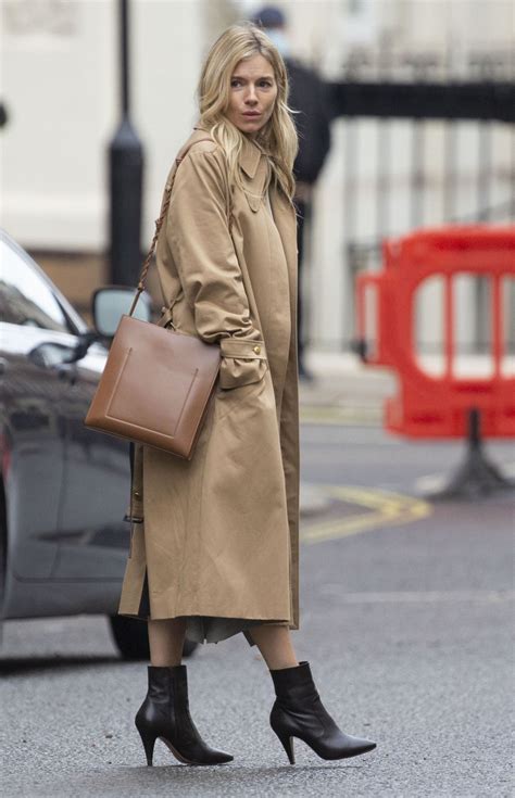 SIENNA MILLER on the Set of Anatomy of a Scandal in London 12/06/2020 ...