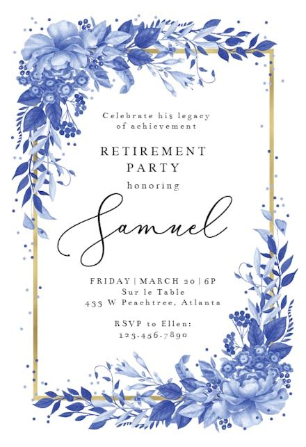 Retirement & Farewell Party Invitation Templates (Free) | Greetings Island