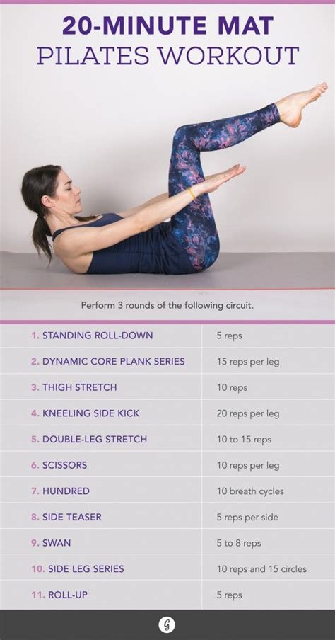 Pilates Mat Exercises List