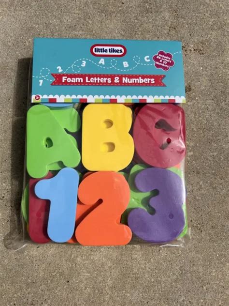 LITTLE TIKES FOAM Letters and NumbersBathtime includes 26 letters and 10 numbers $5.25 - PicClick