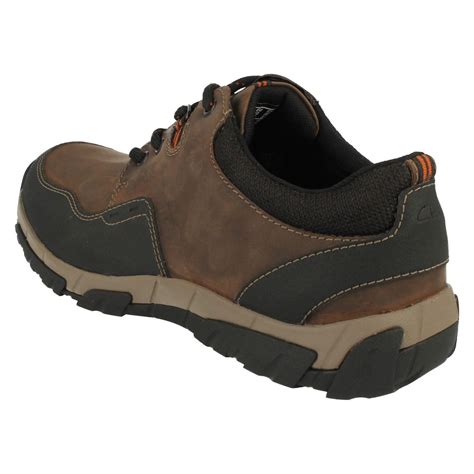 Herren Clarks Freizeit Wasserfest Schnürschuhe Walbeck Edge | eBay