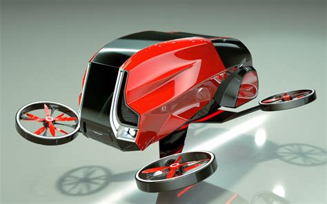 Car copter model - TurboSquid 1332697