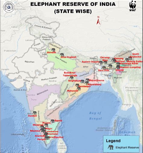 Project Elephant and Elephant Reserves In India