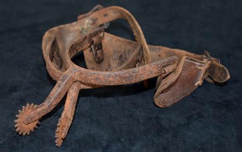 Antique Cowboy Spurs - Rusty, Small Simple Spurs - #532 | Vintage Texas ...