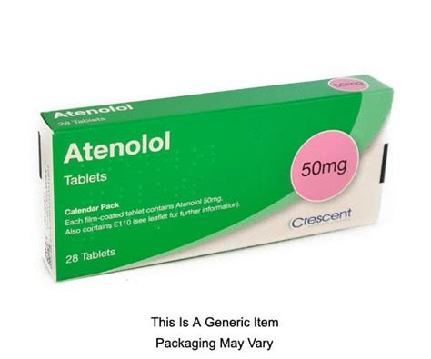 Atenolol Medication Template