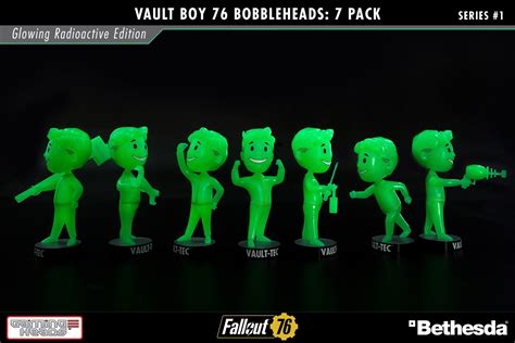 Fallout® 76: Vault Boy 76 Bobbleheads - Series One Glowing Radioactive Edition | Gaming Heads