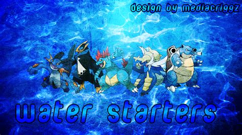 Pokemon Water Starters Wallpaper by MediaCriggz on DeviantArt