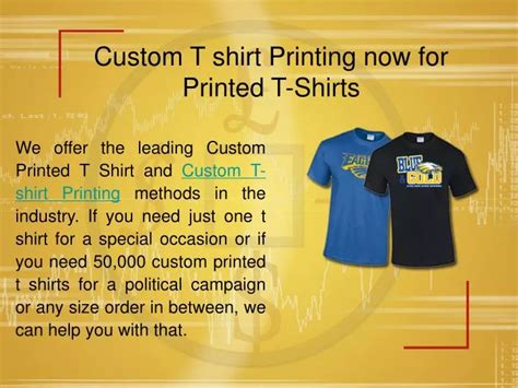 PPT - Custom T shirt Printing now for Printed T-Shirts PowerPoint Presentation - ID:3645854