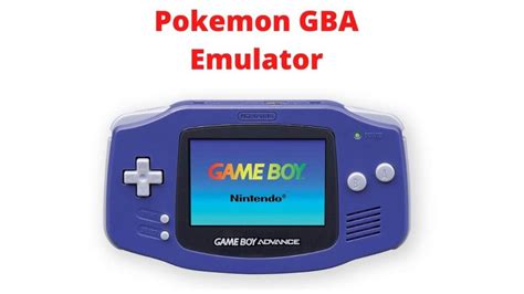 Pokemon GBA Emulator for PC - Pokemon Rom