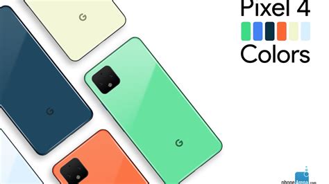 New Pixel 4 color options based on Android 10's refreshed palette ...