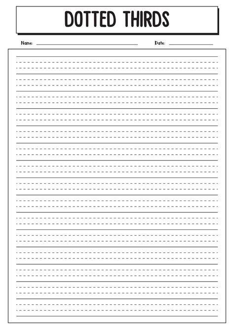 11 Dotted Handwriting Worksheets - Free PDF at worksheeto.com