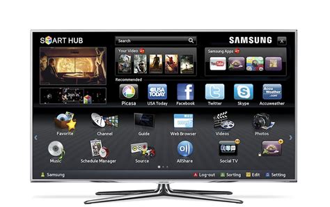 Samsung Smart TV. Internet connection and voice recognition ...