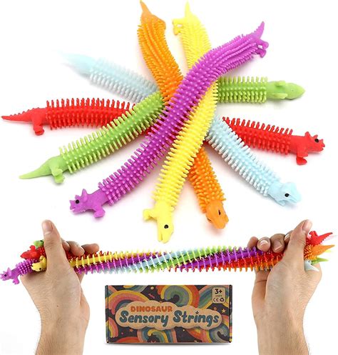 Sensory Fidget Stretchy Strings, Stress Relief String Toys for Kids and ...