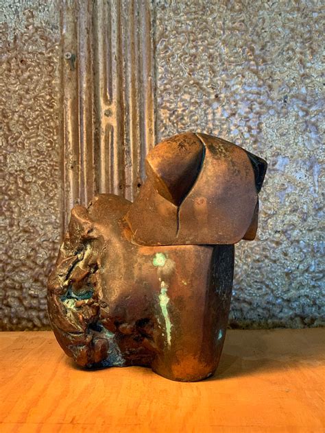 Bronze Brutalist Sculpture - Etsy