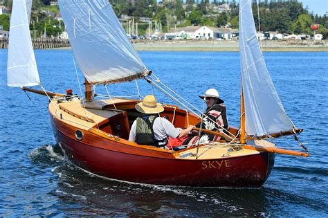 Skye, William Garden designed canoe yawl, restored by Marty Loken of Island Boat Shop, Nordland ...