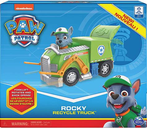 Paw Patrol - ORIGINAL - Rocky's Recycling Truck & Rocky | OzToyStore