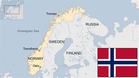 Map Of Norway And Surrounding Countries - Camila Violante