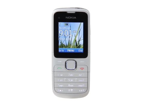 Nokia C1-01 Warm Gray Unlocked GSM Bar Phone / Camera / Bluetooth / Music / 1.8" Display (C1-01 ...