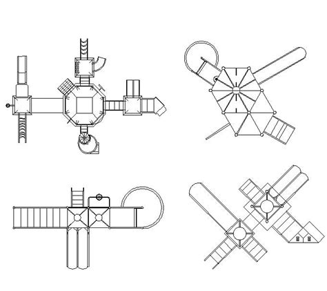 【Children Equipment CAD Blocks】