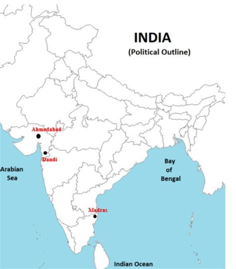 [Expert Verified] On the same outline political map of India locate and label the following. (i ...