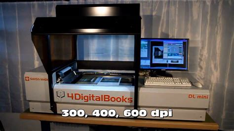4DigitalBooks - DL mini : most reliable automatic book scanner - YouTube