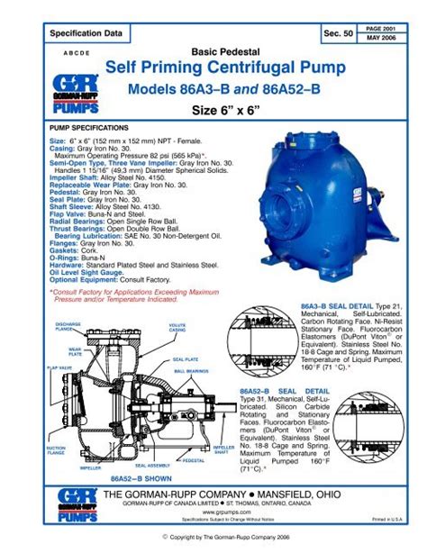 Self Priming Centrifugal Pump