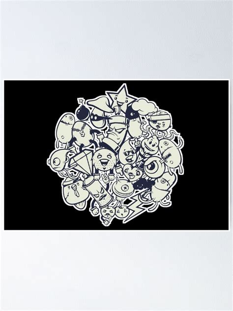 "doodle art graffiti style characters" Poster by smARTwork | Redbubble