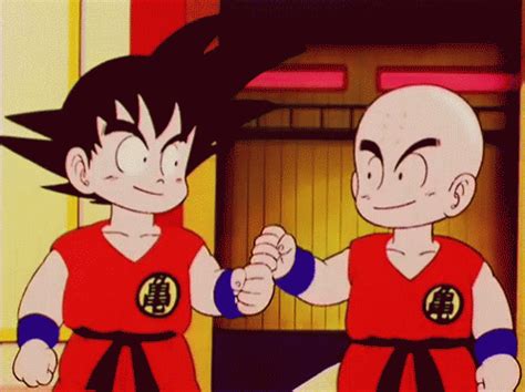 Goku Krillin GIF - Goku Krillin Dragon Ball - Discover & Share GIFs