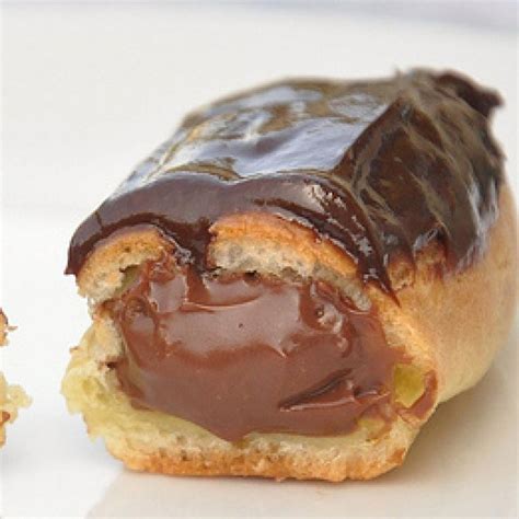 Chocolate Filled Eclairs Recipe | Eclair recipe, Chocolate glazed ...