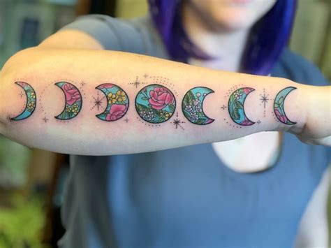 30 Awesome Moon Phases Tattoo Ideas for Men & Women in 2023