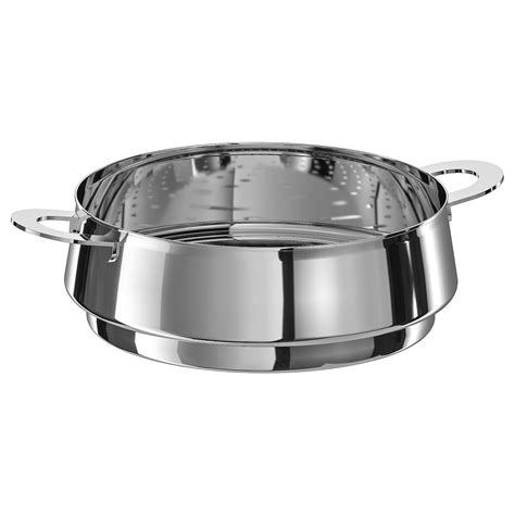 STABIL steamer insert, stainless steel, 5 l (5 qt) - IKEA