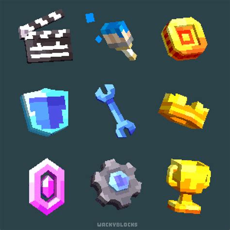 I made some discord role icons : r/low_poly