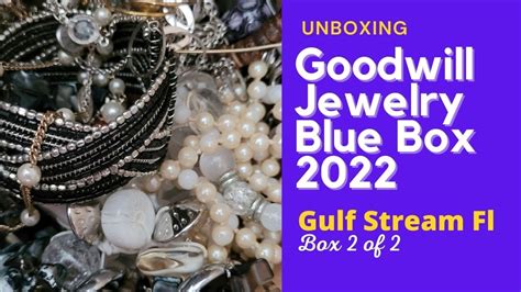 Goodwill Blue Box Jewelry from Gulf Stream Florida (2 of 2) - YouTube