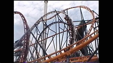 Taz's Texas Tornado Roller Coaster Off Ride Shots Six Flags Astroworld ...