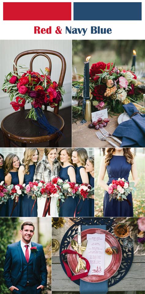 Six Classic Red Fall and Winter Wedding Color palettes – Elegantweddinginvites.com Blog