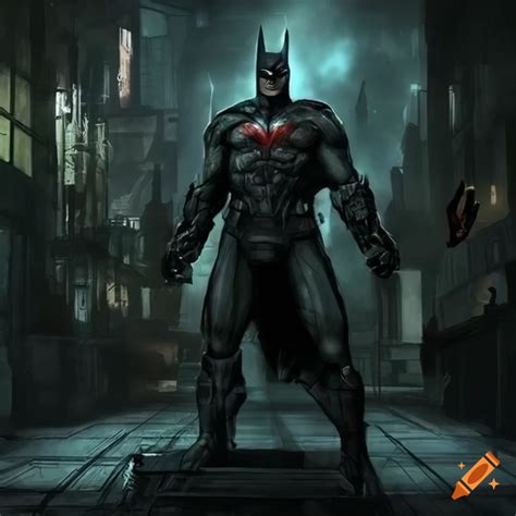 Concept art for a theoretical batman arkham beyond game by rocksteady studios on Craiyon