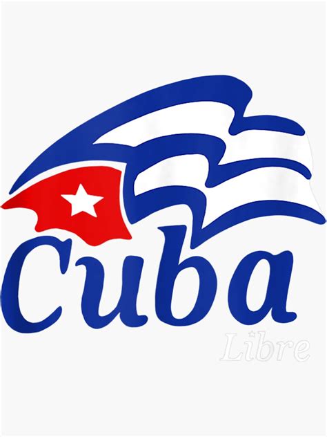 "Cuban Flag Caribbean Island Tropical Vacation" Sticker for Sale by ...