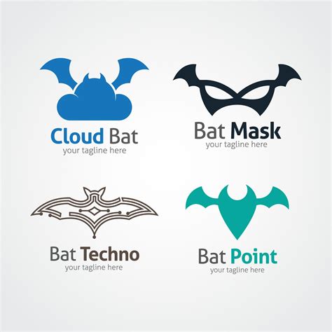 Bat Logo Design Template. Vector Illustration 6301299 Vector Art at ...