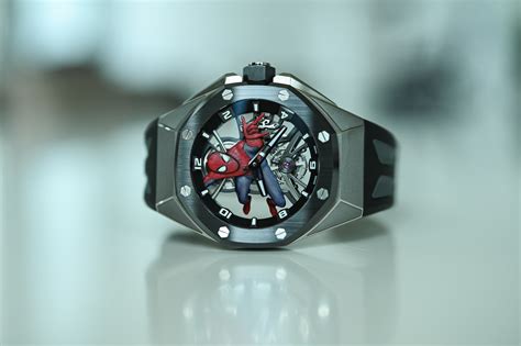 The Audemars Piguet Royal Oak Concept Tourbillon Spider-Man (Video & Live Pics)