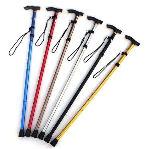 Walking Stick Hiking Trekking Trail Ultralight 4 section Adjustable ...