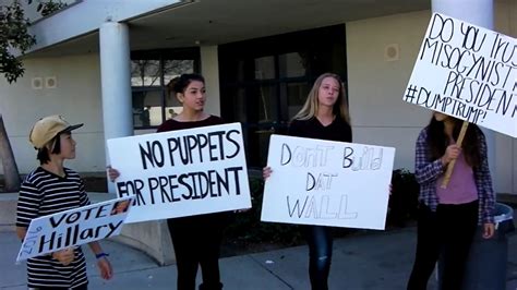 Temecula Middle School holds mock presidential debate - YouTube