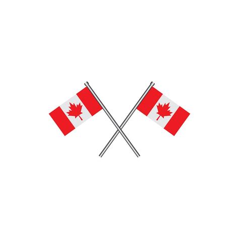 Canada flag logo 10811867 Vector Art at Vecteezy