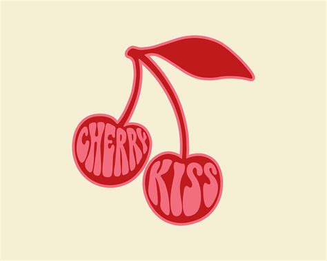 Cherry Logo Groovy Funky Logo Retro Trippy Logo Vintage Y2K - Etsy Ireland