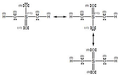 How to draw the resonating structures of H2SO4 and H2SO5 - Chemistry - Electrochemistry ...