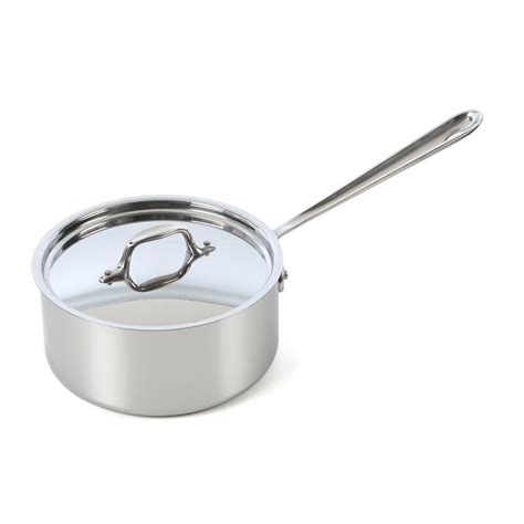 All-Clad D3™ Stainless Non-Stick Stainless Steel Saucepan with Lid & Reviews | Wayfair