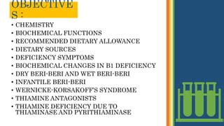 Vitamin B1, THIAMINE | PPT