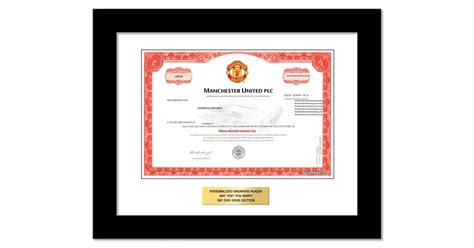 Buy One Share of Manchester United Stock as a Gift in 1 Minute